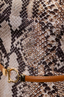 Snake Print Dress