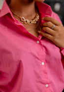 Pink Cotton Shirt